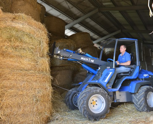 Multione-bale-fork for mini loader