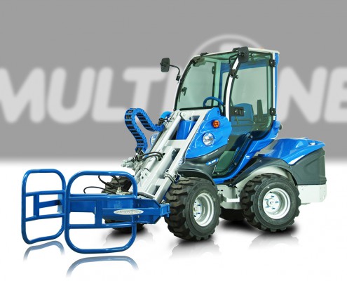 Multione-bale-grapple for mini loaders