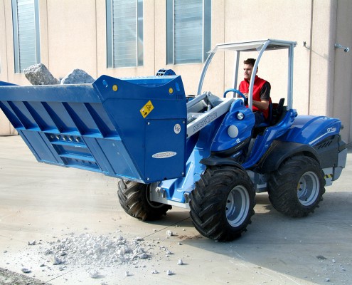 Multion crusher bucket for mini excavator