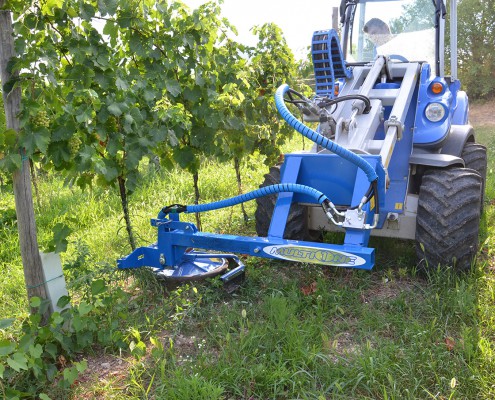 Multione-inter-row-mower for mini loaders