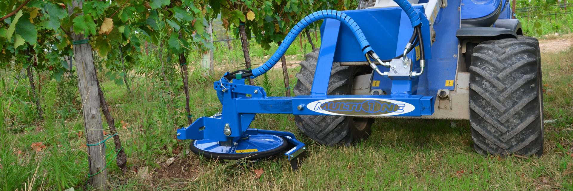 Multione-inter-row-mower for mini loaders