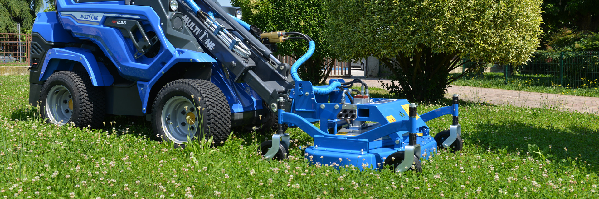 lawn-mower for mini loader