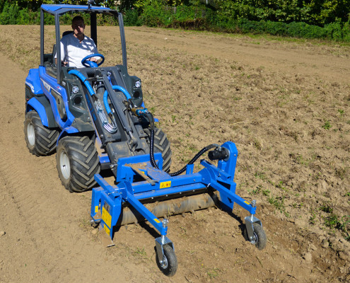 Multione mini excavator rake