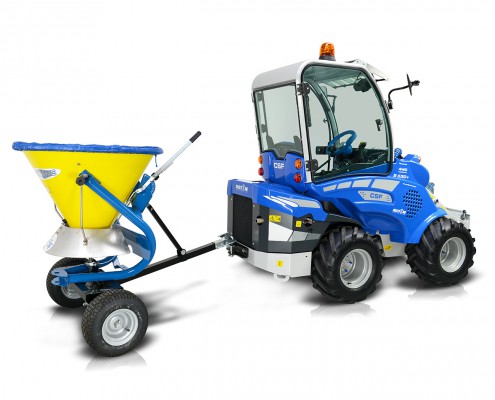 Multione-salt-and-sand-spreder for mini excavator