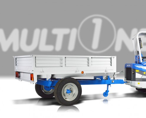 Multione-trailer for mini loader