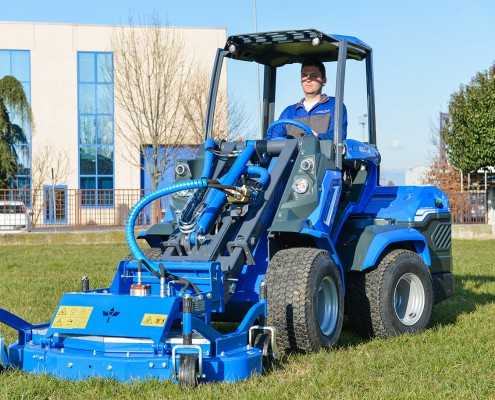 MultiOne mini loader 7 series with lawn mower