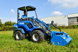 MultiOne mini loader EZ series with flail mower 01
