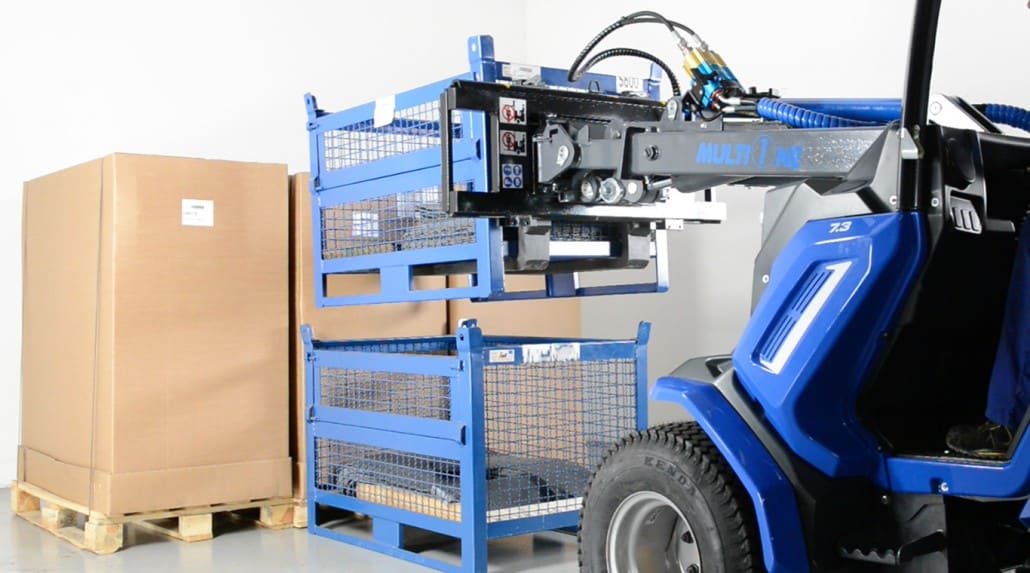 Multione pallet fork with side shift 01