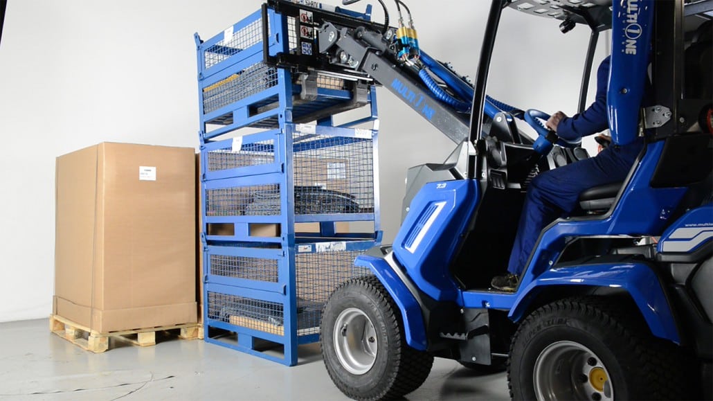 Multione pallet fork with side shift 03