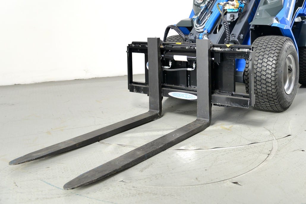 Multione pallet fork with side shift