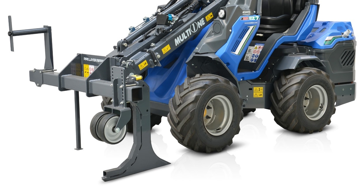 Multione pipe layer ripper