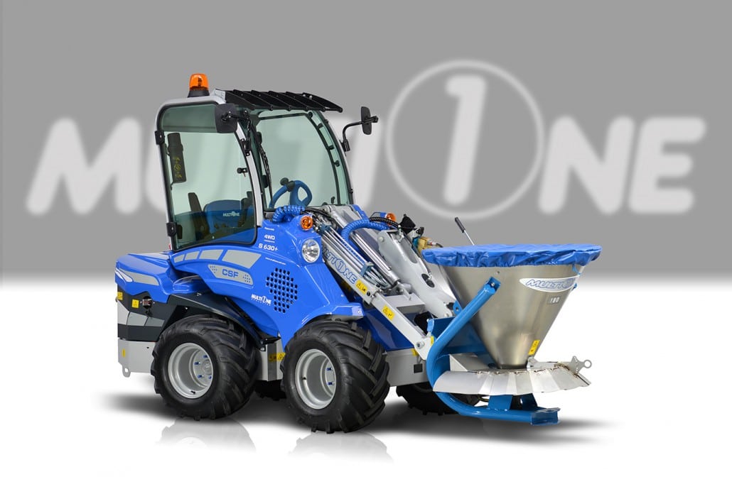 Multione salt and sand spreder