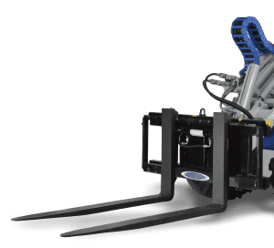 Multione pallet fork with side shift